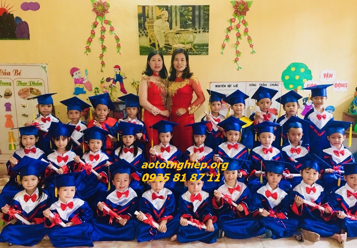 cần thơ áo tốt nghiệp mẫu giáo tiểu học